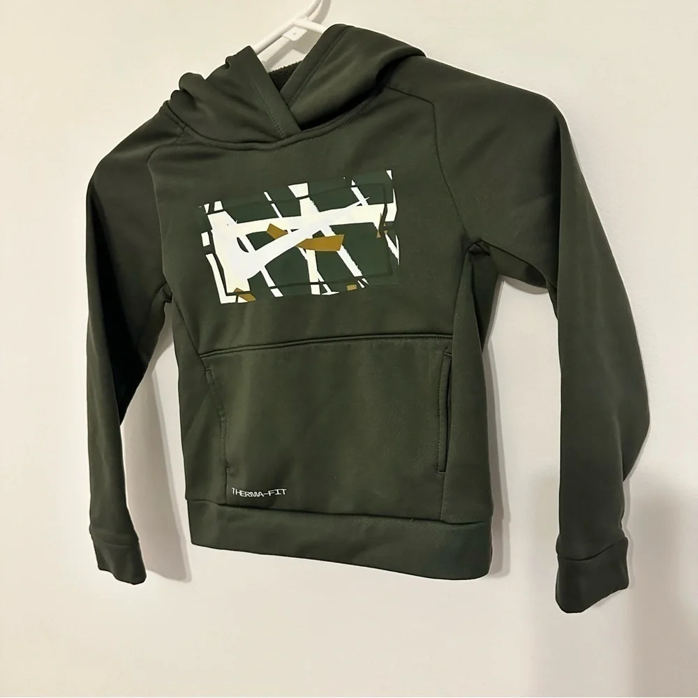 Nike Play Cut Dri-FIT Therma Hoodie boys small 4-5 year old